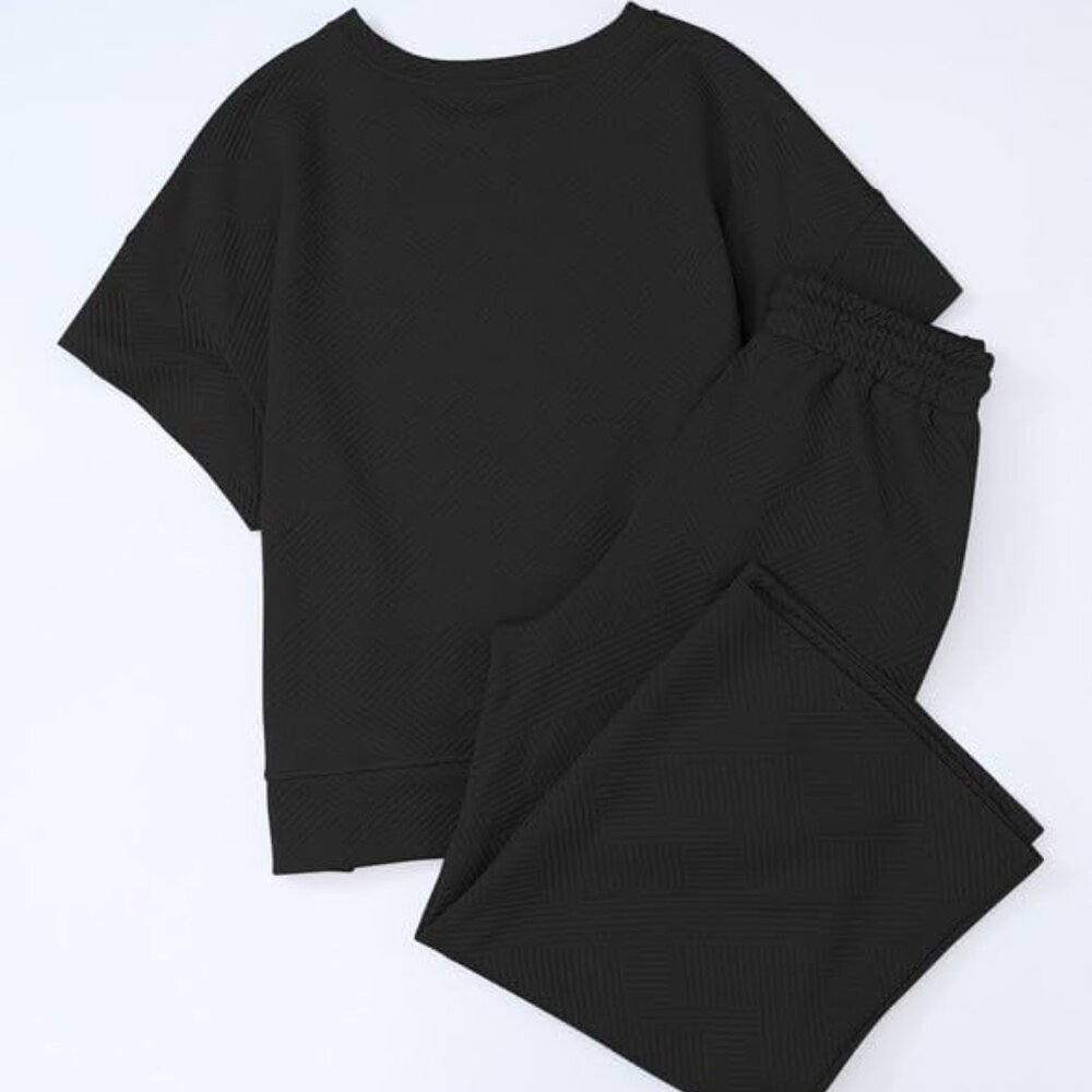 Oversized Lounge Set Polyester Elastane Comfy Two… - image 7